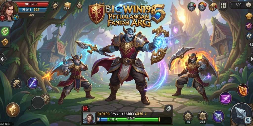 Tampilan gameplay epik dari BIGWIN189 yang menonjolkan pertarungan dan eksplorasi.