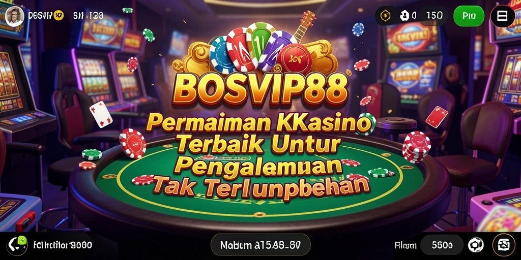 Gambaran gameplay menarik dari BOSVIP88 di dunia Kasino.