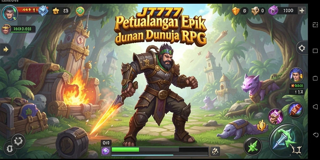 Screenshot gameplay JT777 dengan aksi pertempuran yang intens.