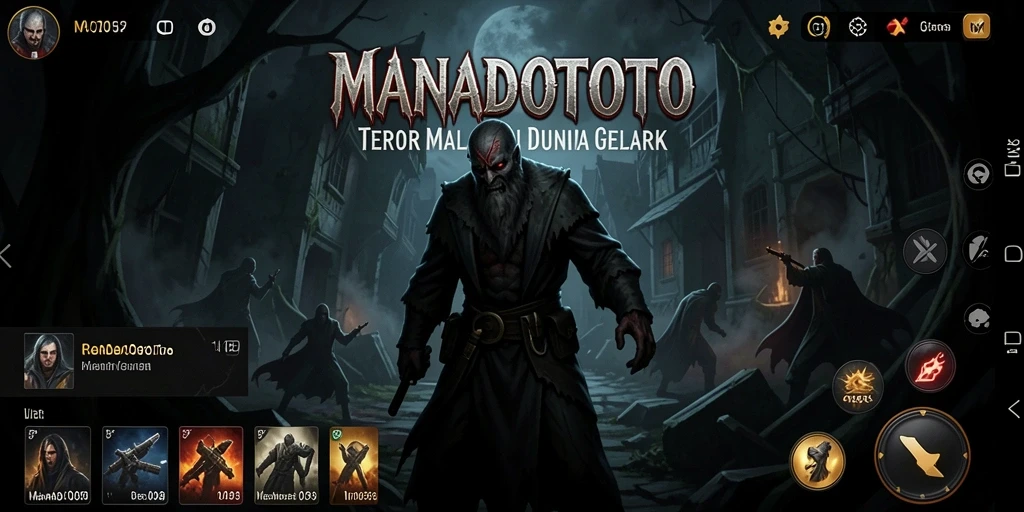 Screenshot gameplay MANADOTOTO yang menunjukkan momen menegangkan.