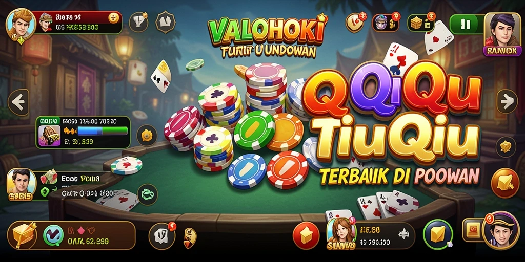 Screenshot utama VALOHOKI menampilkan gameplay QiuQiu yang mendebarkan.