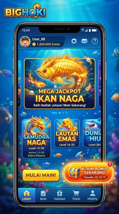 Pengguna sedang menikmati berbagai aplikasi di bighoki.